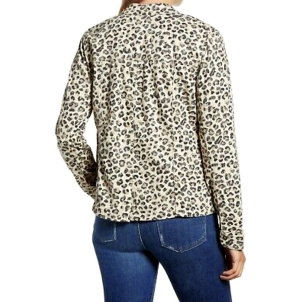 Caslon Leopard Print Button Down Lightweight Casu… - image 3